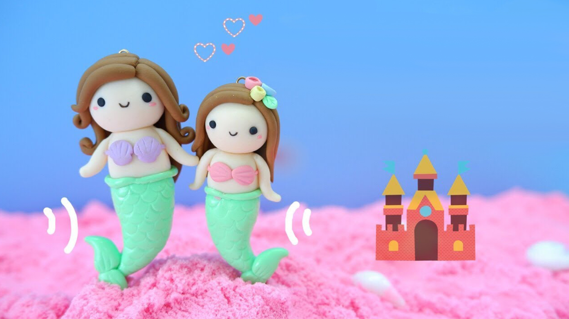 哇!好可爱的小美人鱼姐妹,是如何制作出来的呢?