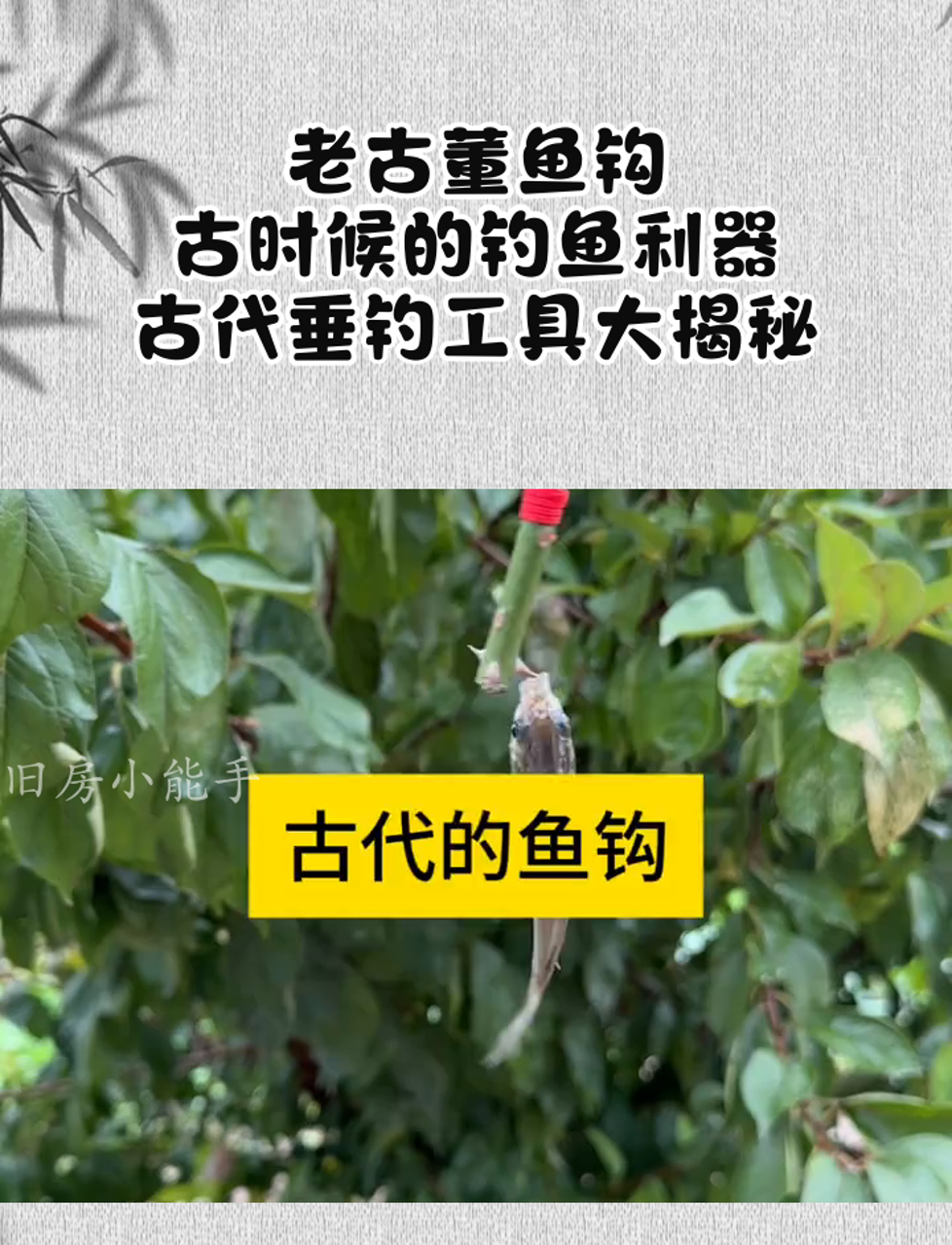 老古董鱼钩,古时候的钓鱼利器,古代垂钓工具大揭秘