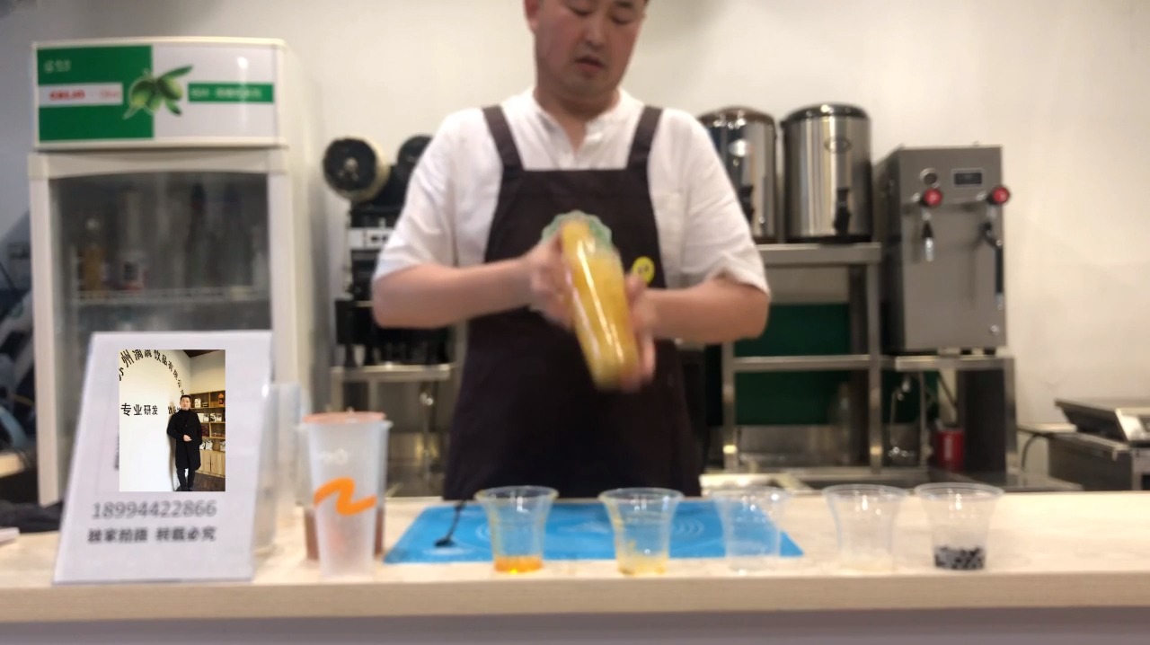 今日教学:coco鲜百香双响炮,免费提供试做原料