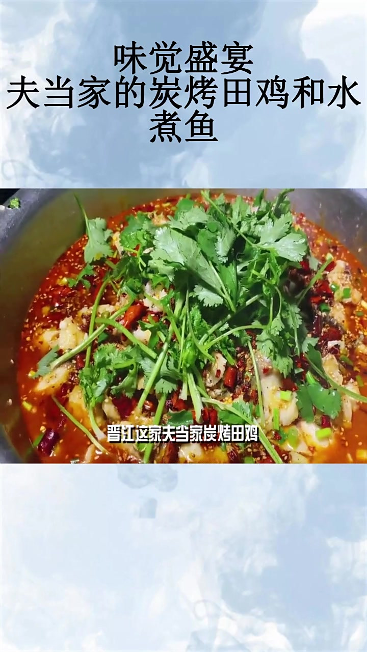 味觉盛宴:夫当家的炭烤田鸡和水煮鱼