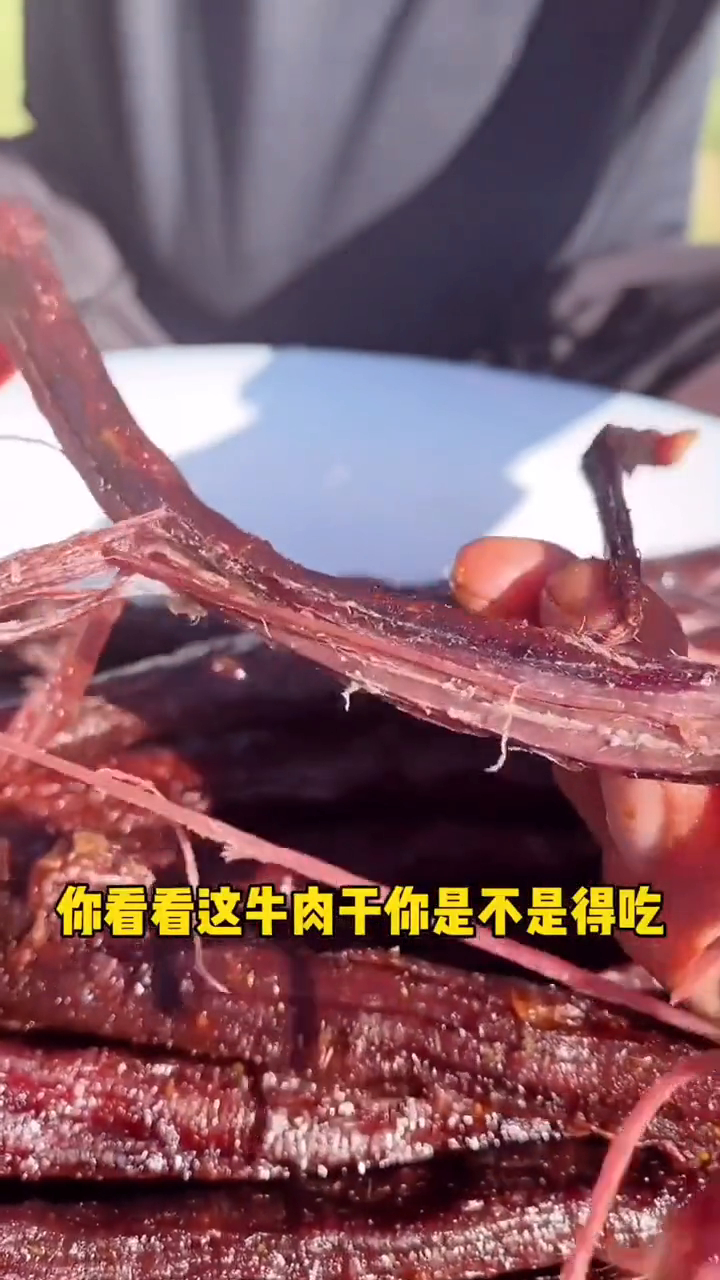 第一次新疆女友家,老丈人亲手为我掰牛肉干,咱也不知道啥意思