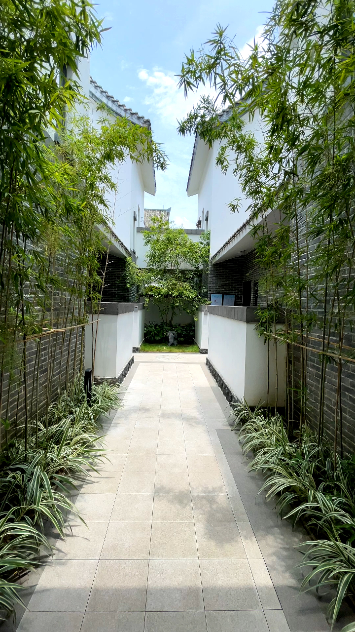 127平方徽派小别墅,白墙灰瓦,中新式特色合院