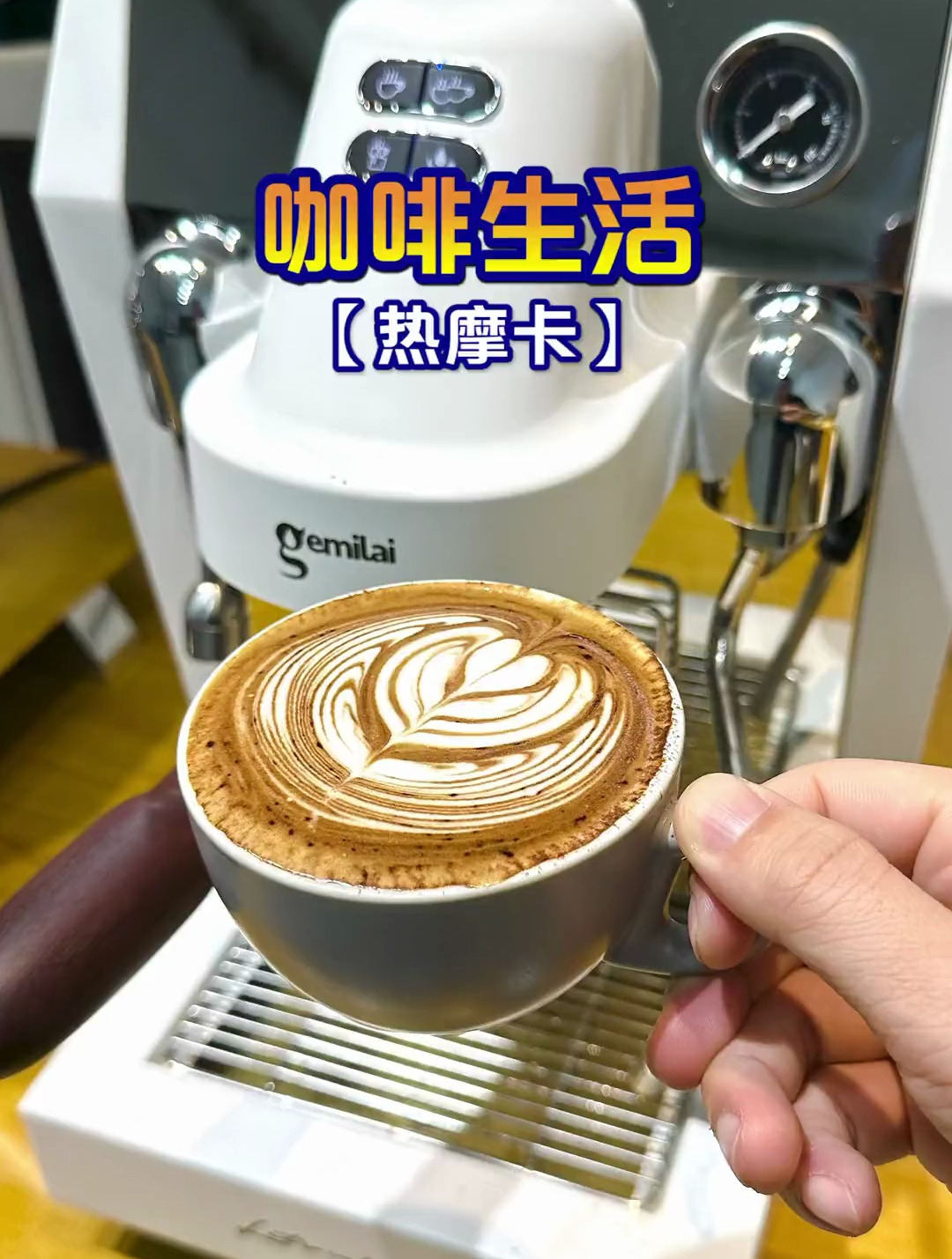 今天分享一杯巧克力风味的摩卡咖啡制作教程