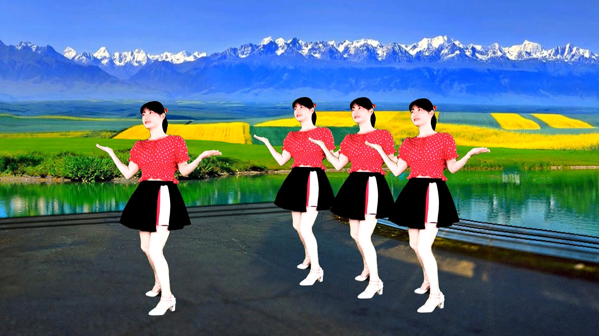 热门广场舞《小行囊》简单时尚32步健身舞,好看好学送给你
