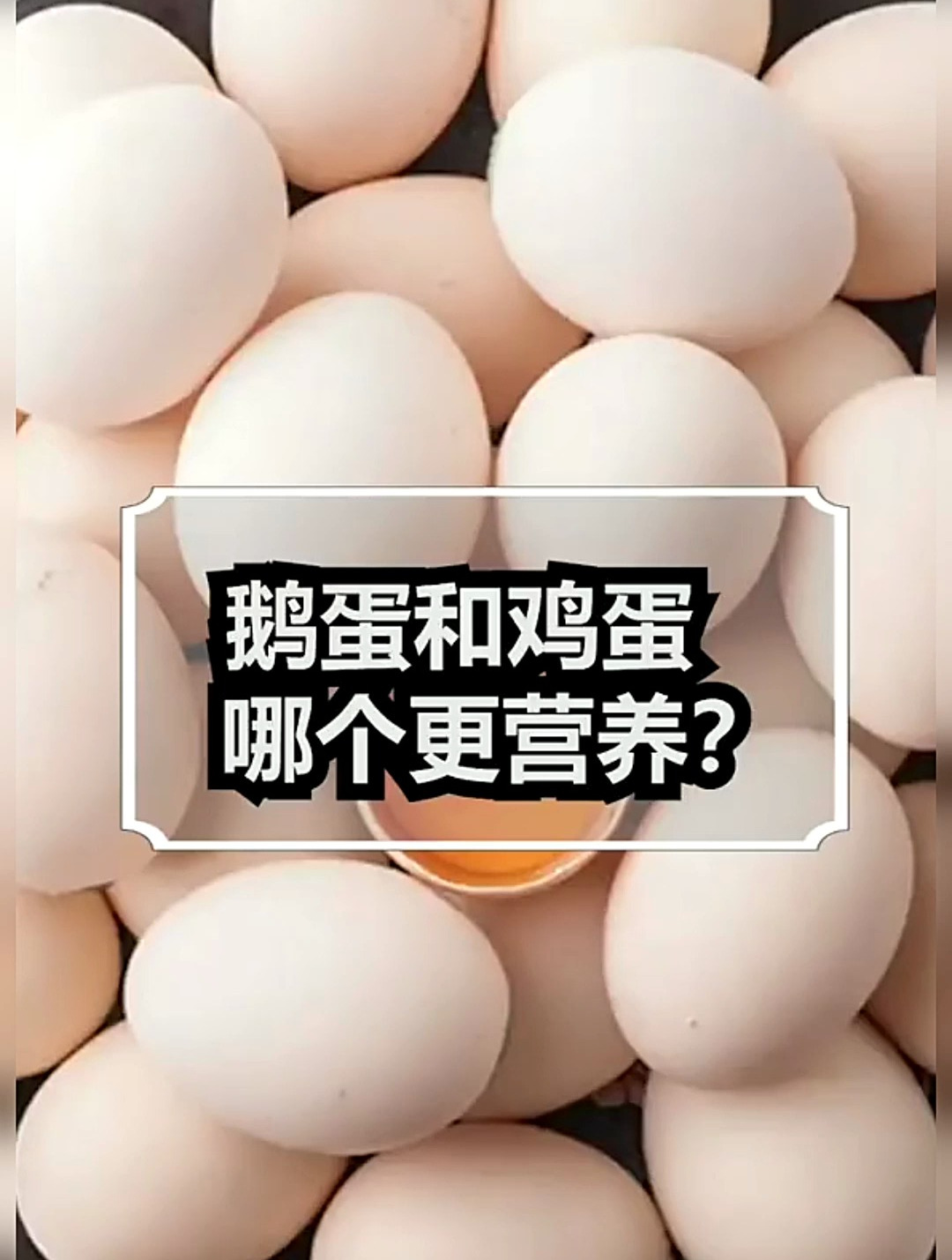 鹅蛋和鸡蛋哪个更营养?