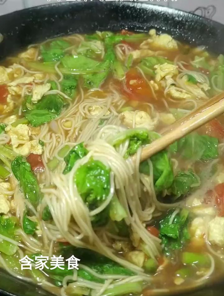 这样做的西红柿鸡蛋面你能吃几碗?好吃还是家常饭