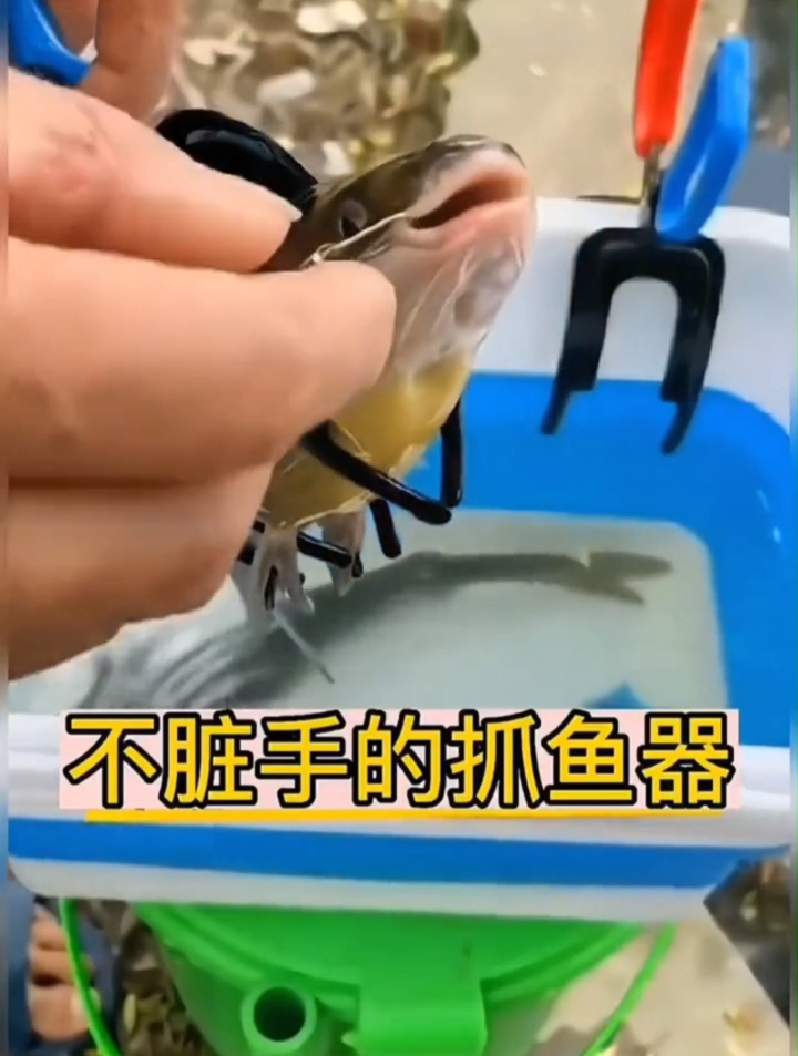 抓鱼技巧:这才是“夹鱼器”的正确打开方式,很多钓友都用错了!