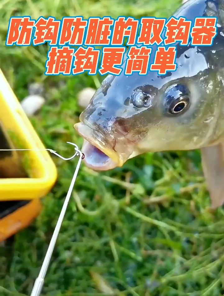 钓到鱼后如何快速摘钩？这手法教会你，3秒取钩省时省力！