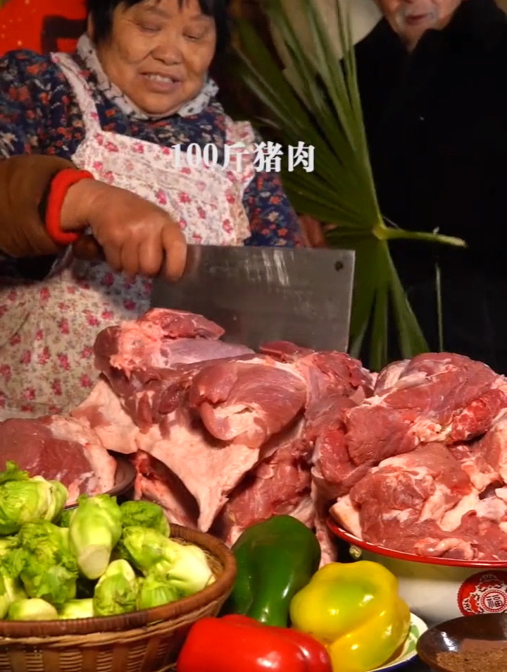 28一斤的猪肉买100斤,看看能做多少斤香肠?