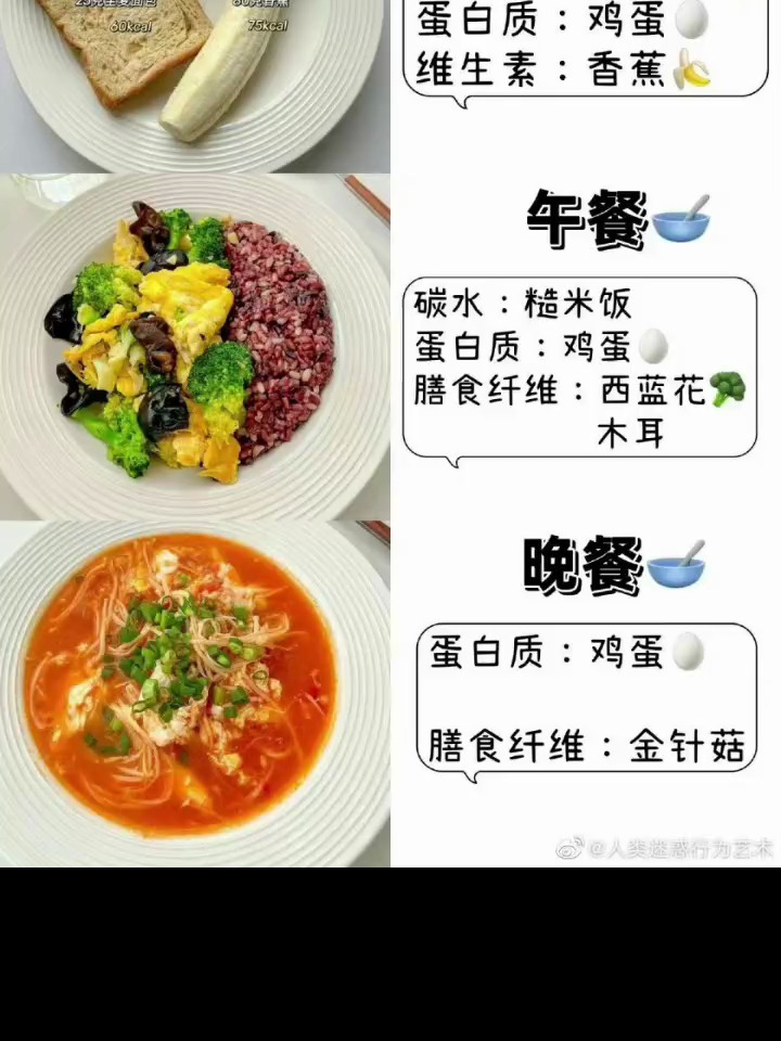 一周早中晚餐食谱,营养食谱收藏