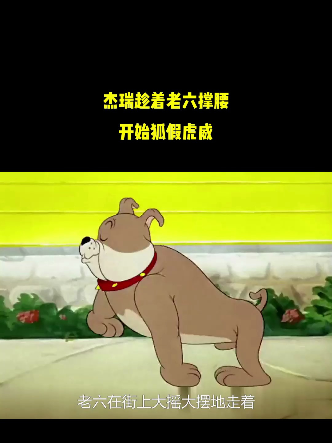 杰瑞趁着有老六撑腰开始狐假虎威,全程爆笑不断