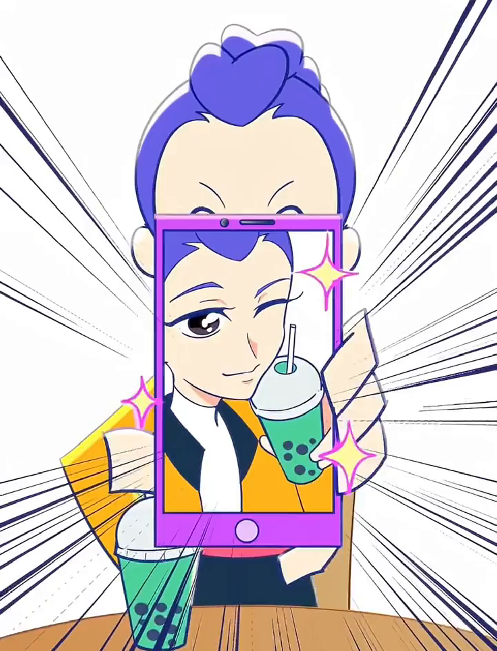 猎魔魔女团奶茶合照