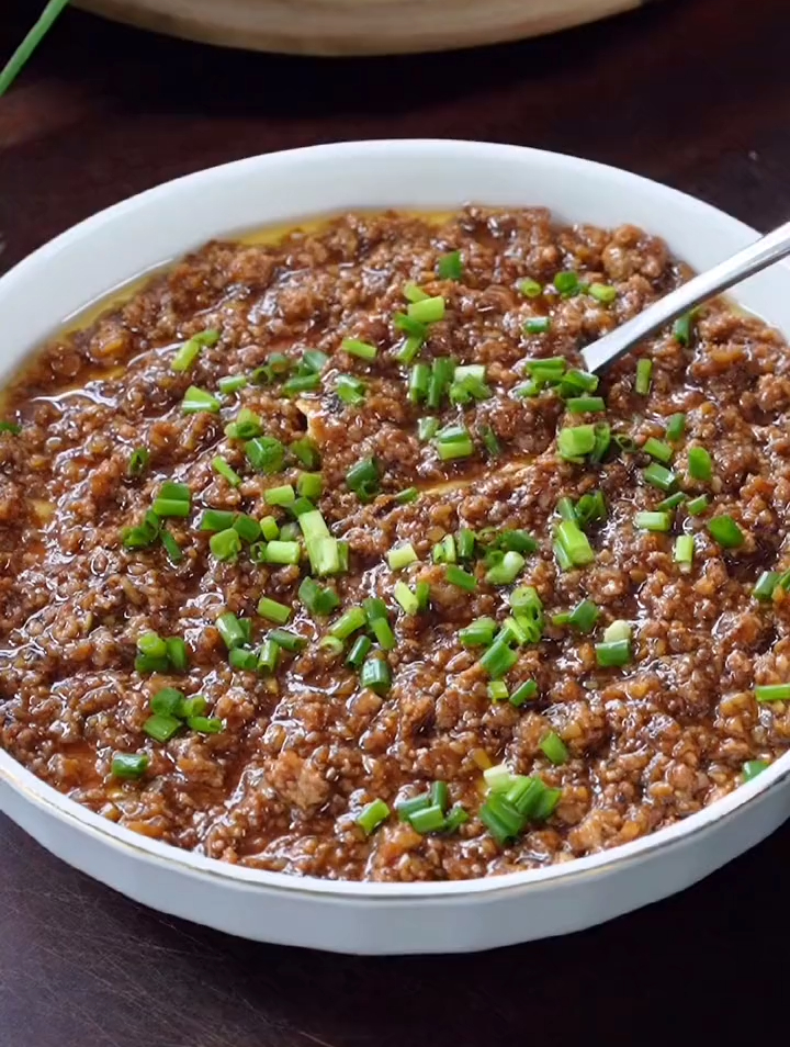 老人和孩子都很喜欢的肉末蒸蛋,赶快收藏做起来