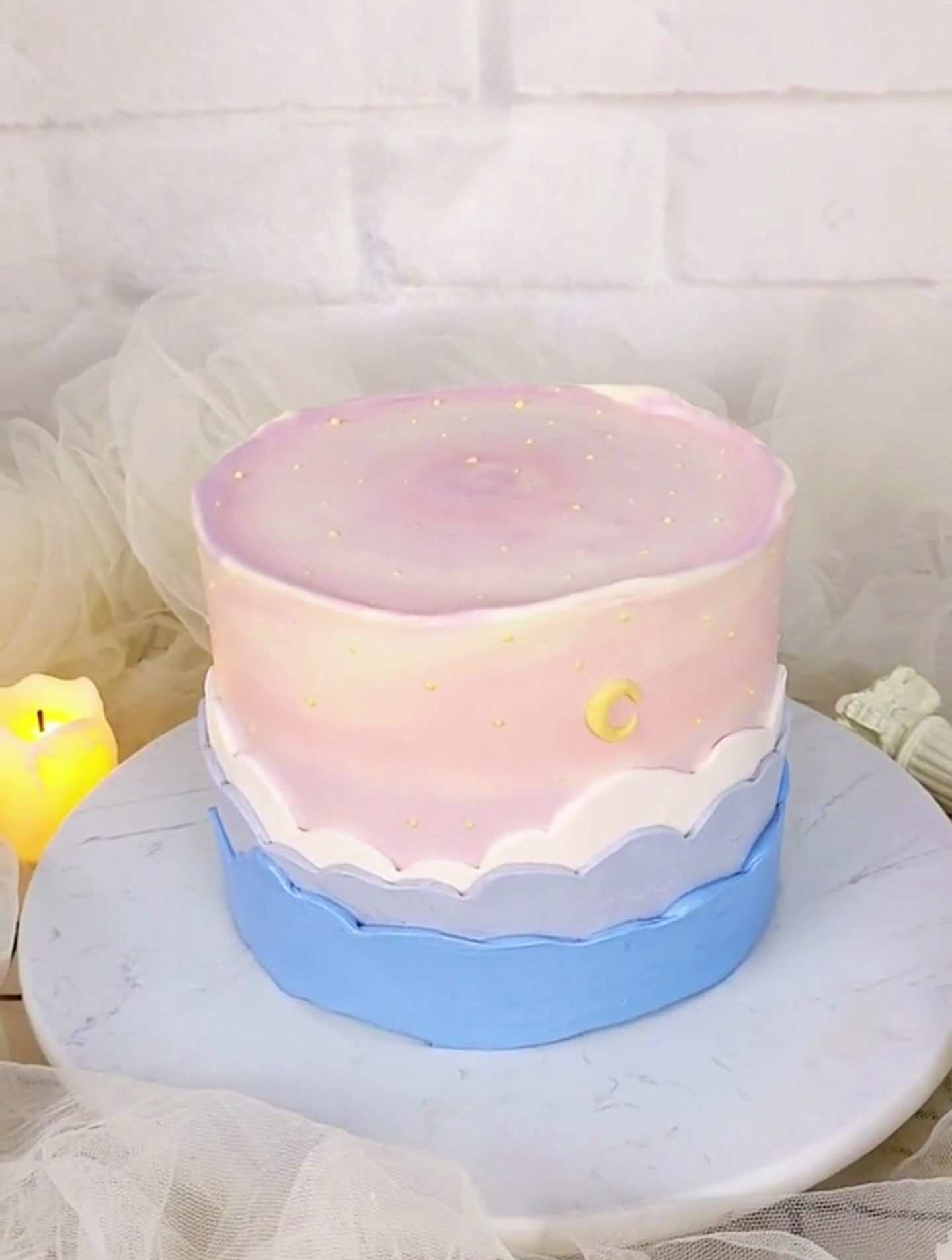 梦幻星辰星空蛋糕