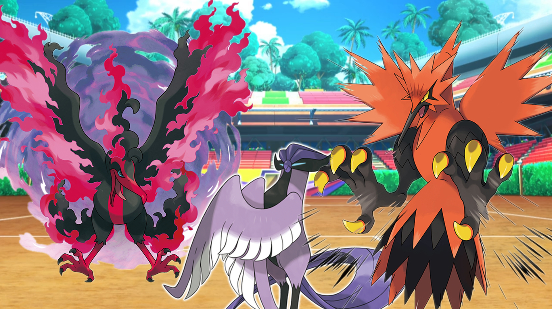 神奇宝贝神兽新形态登场,闪电鸟变走地鸡,火焰鸟霸气侧漏!