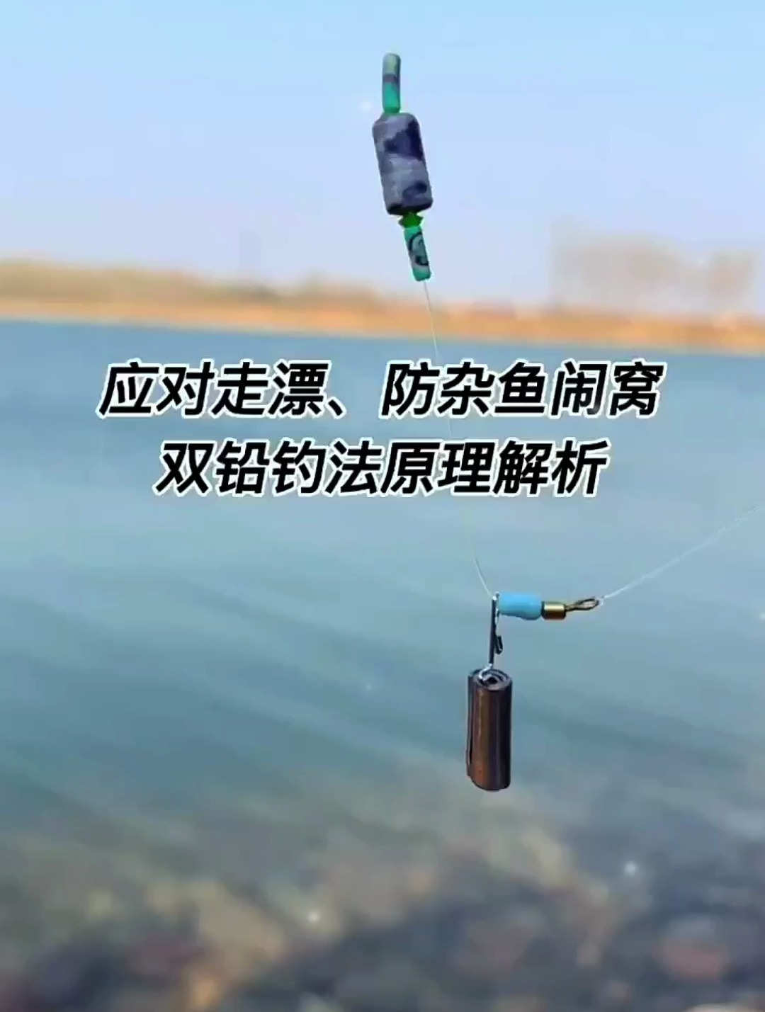 “双铅钓法”的原理是什么?为何能应对走漂、杂鱼闹窝?