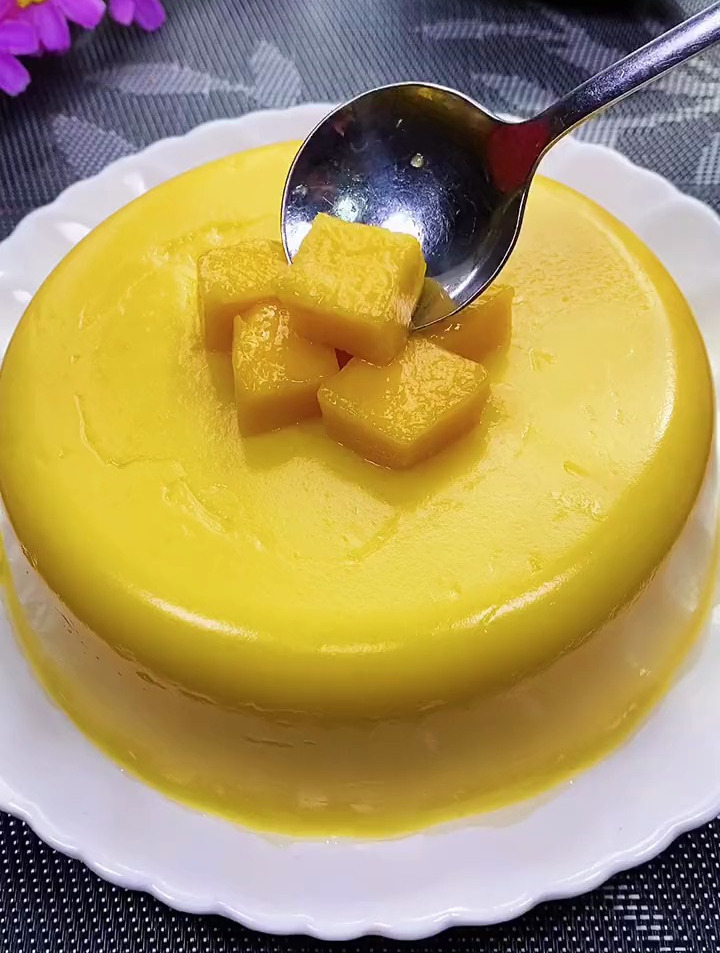 在家做芒果布丁,安全又放心,特别好吃