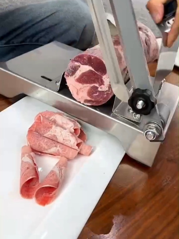 羊肉卷切片家用自动刨肉神器,厨房必备!