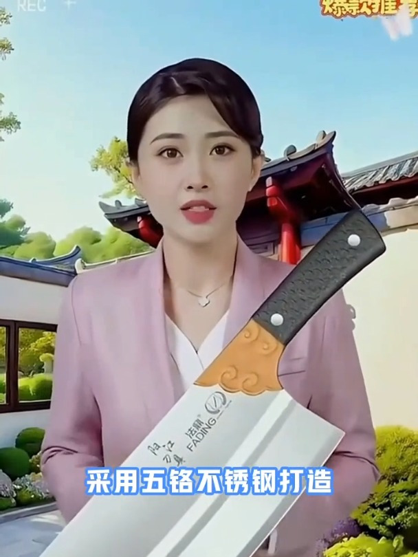 家里的菜刀该换了!试试精钢菜刀,小巧便携,轻松解决切肉剁骨!