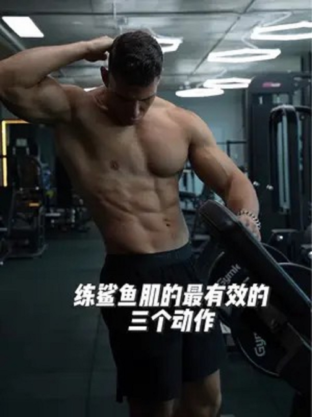 练鲨鱼肌有效的三个动作 健身干货