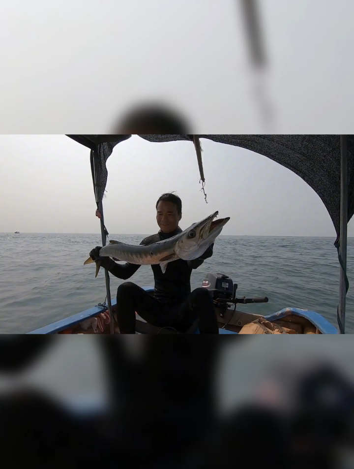 海底捕鱼记录，海底9米遭遇海狼群风暴，阿锋一箭入魂干海狼