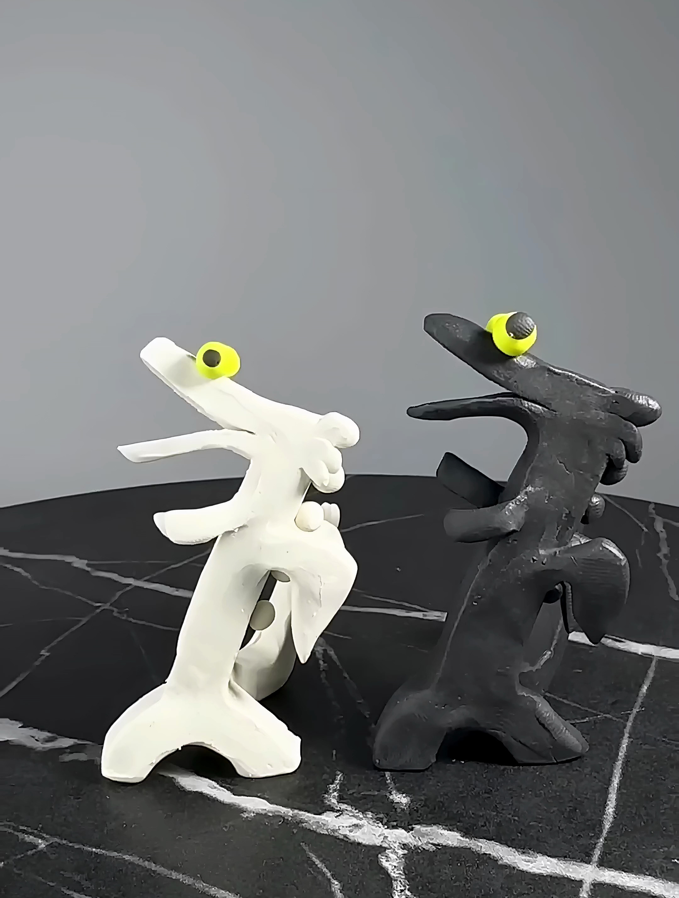 白色的粘土都能做出来什么呢?