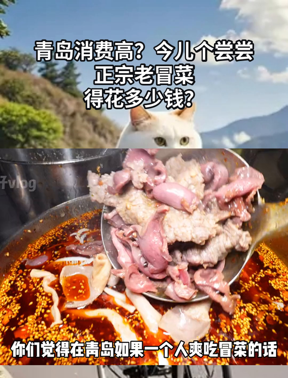 青岛消费高?今儿个尝尝正宗老冒菜,得花多少钱?