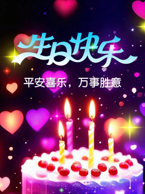 生日视频祝福语,祝你生日快乐