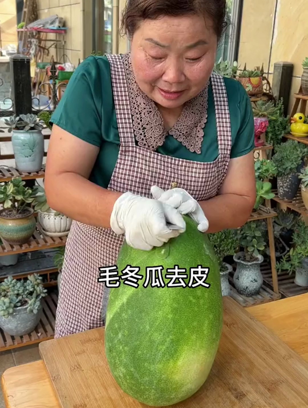 朋友们,冬瓜可是好东西,像我这样做,一点不浪费