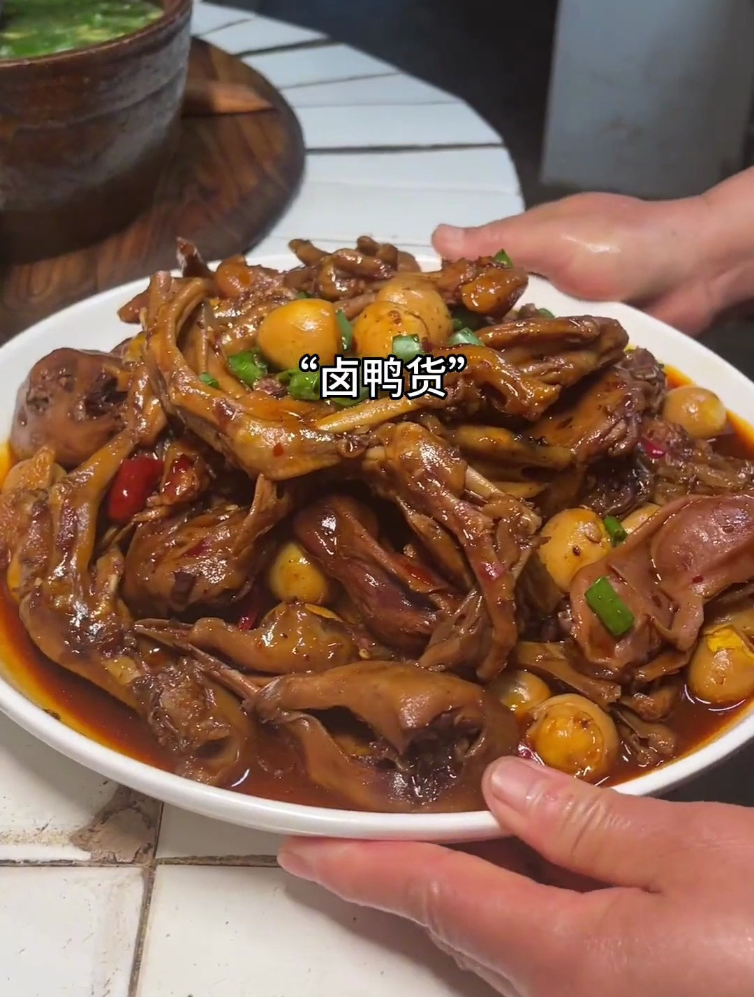 婆妈做的外婆菜蛋炒饭和卤鸭货,怎么这么好吃!