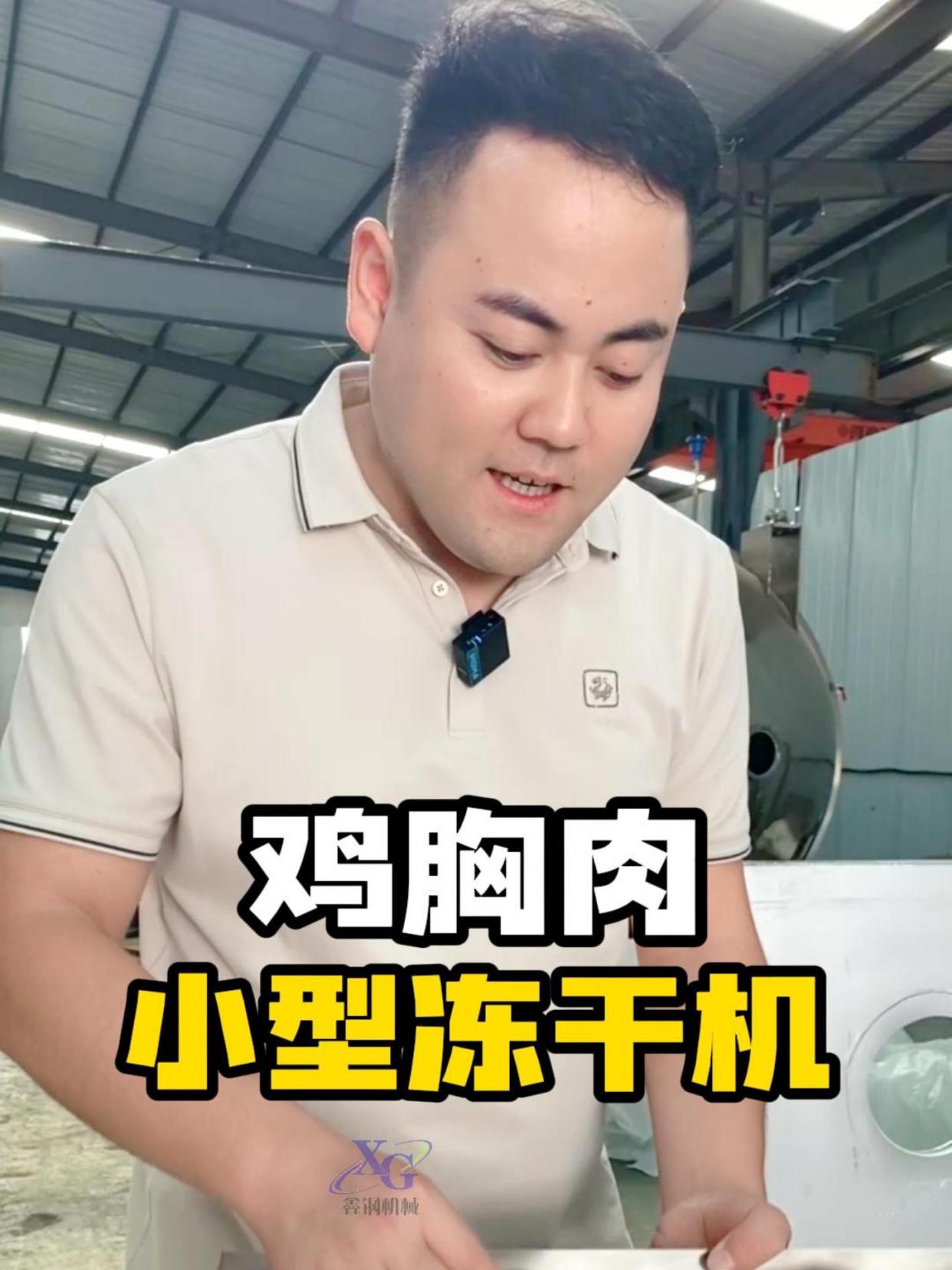 做宠物食品的老板选择最多的一款——鸡胸肉小型冻干机