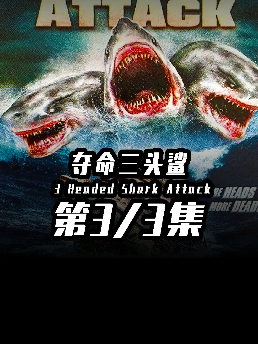 你见过有着三个头部的鲨鱼吗?