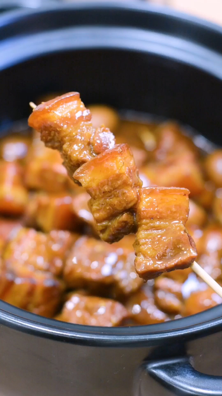 这样的红烧肉,不要一滴油一滴水,软烂鲜香太香了