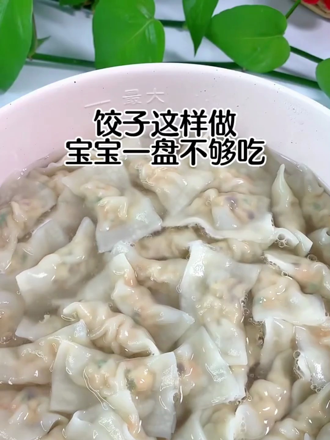 宝宝饺子辅食!