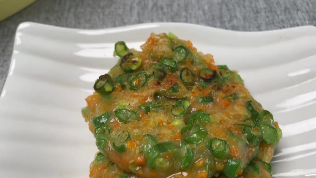 中式早餐之豆角蔬菜饼