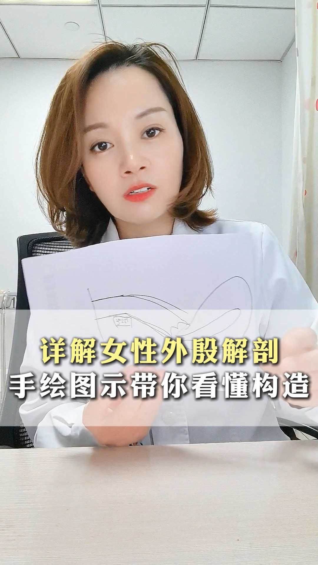 详解女性外殷解剖手绘图示带你看懂构造