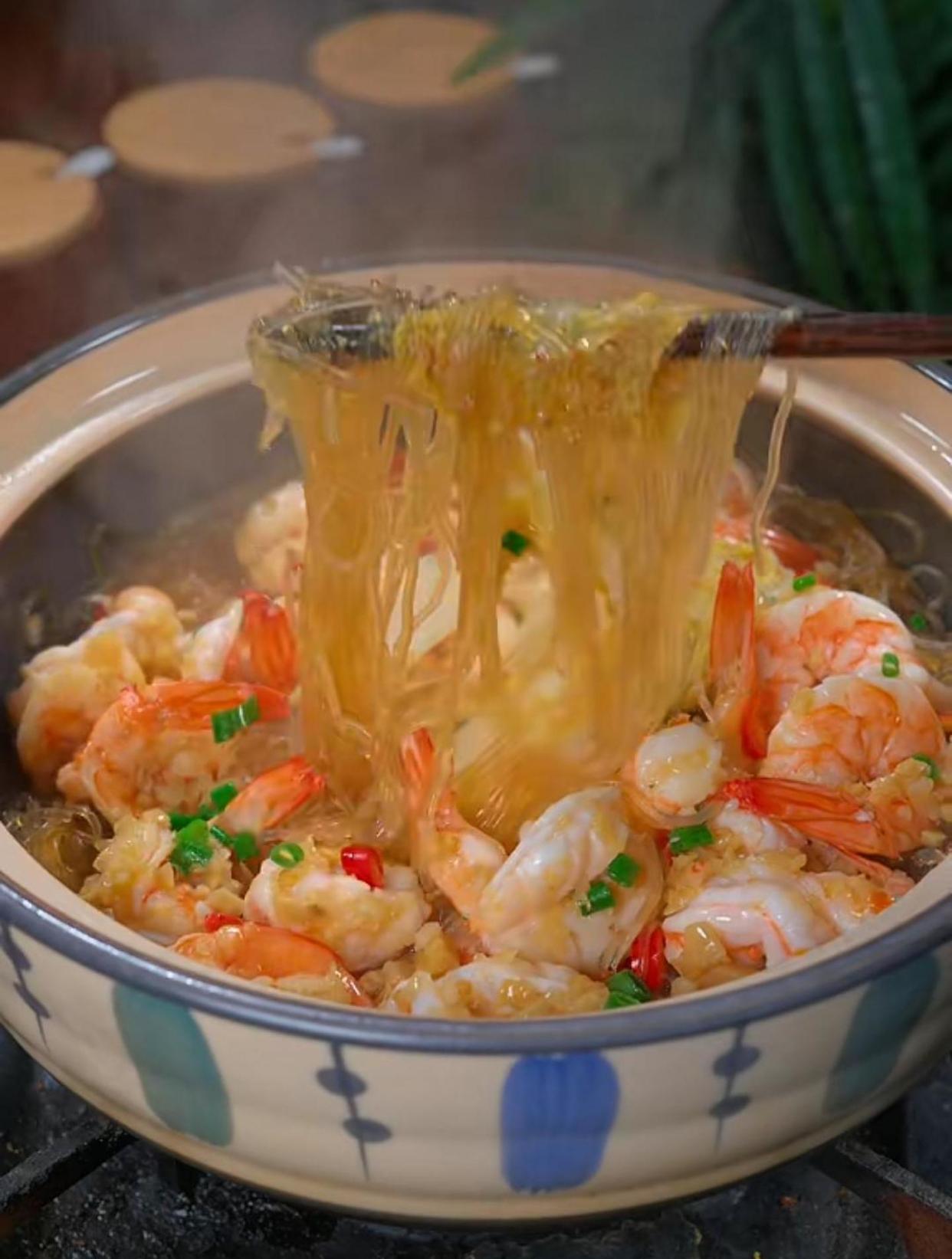 后想吃虾仁粉丝煲,不要再去外面买了