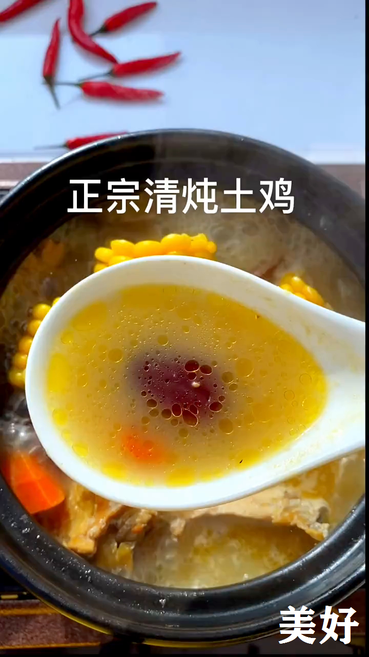 正宗淸炖土鸡汤大家学会了么