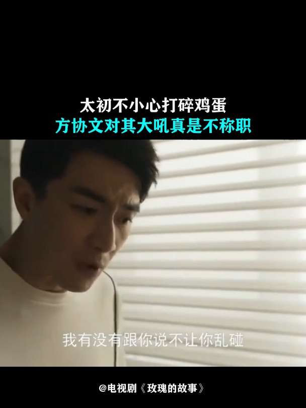 玫瑰的故事:太初不小心打碎鸡蛋,方协文对其大吼,真是不称职