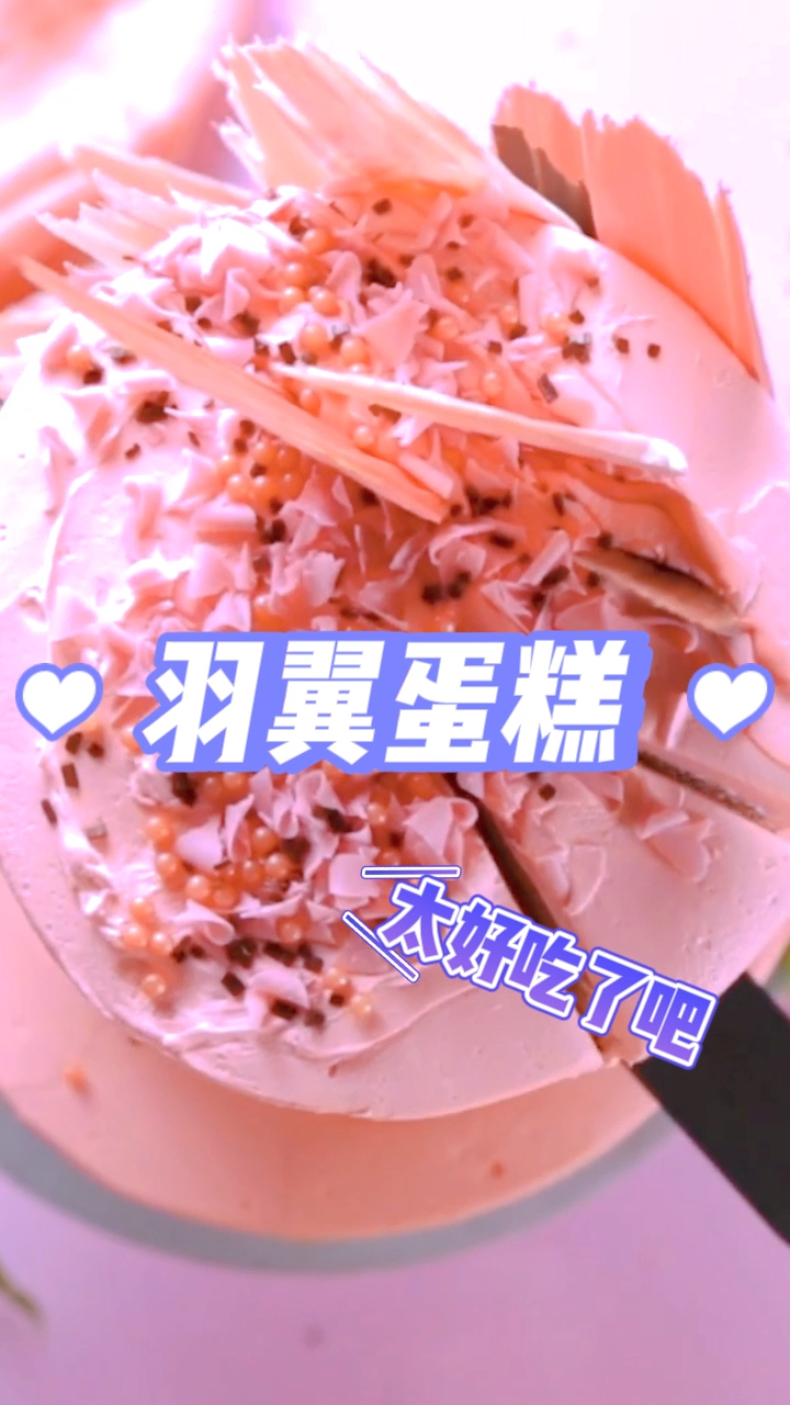 羽翼蛋糕教程教学来啦,做法简单好学,初学者看一遍就能学会的蛋糕