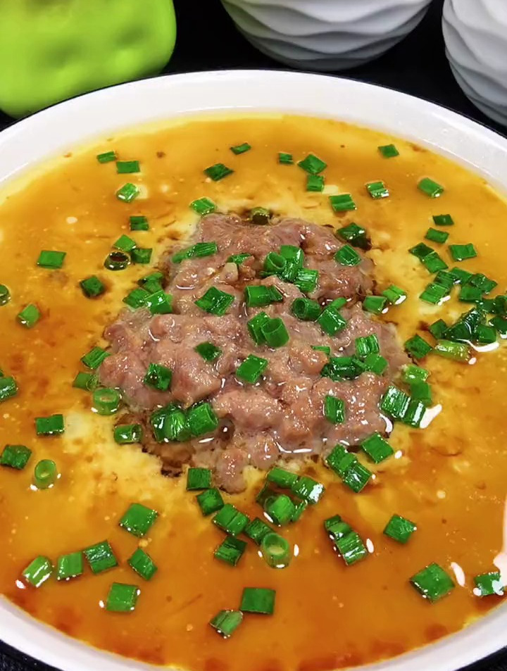 鸡蛋蒸肉末的做法,我可是交给你们了啊