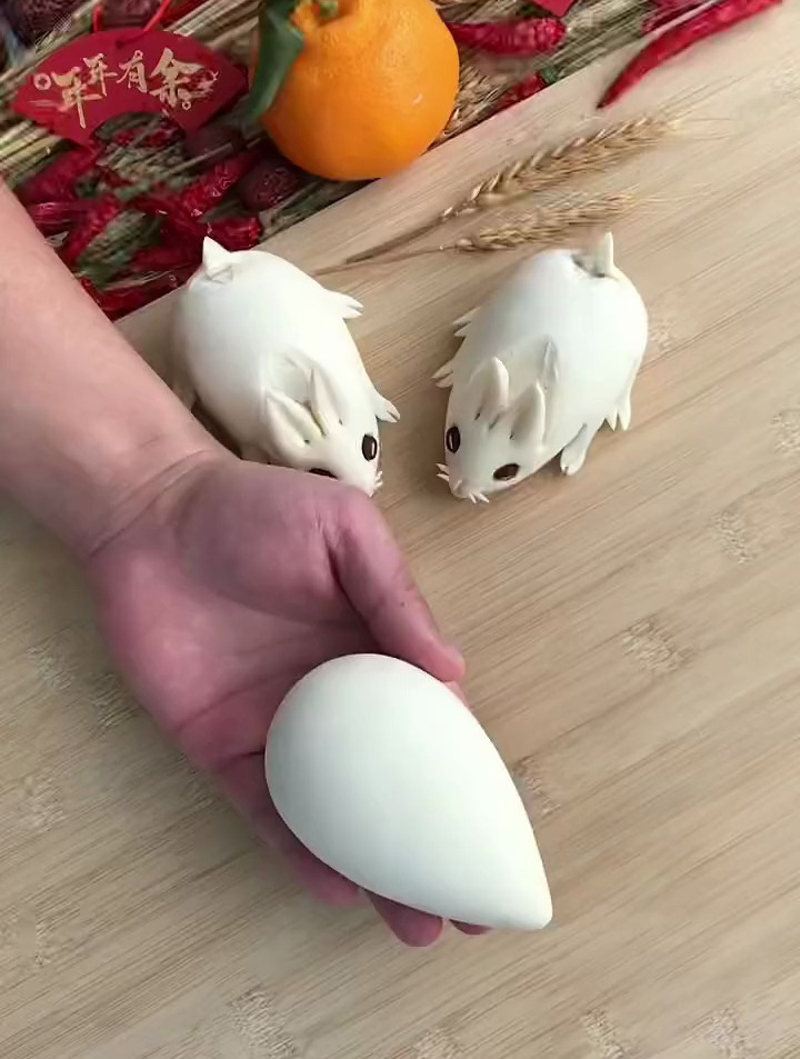 做一个小兔子馒头