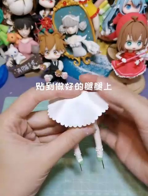 超可爱的粘土Q版妲己新皮肤抹茶蛋糕教程终于完成啦,你学废了吗