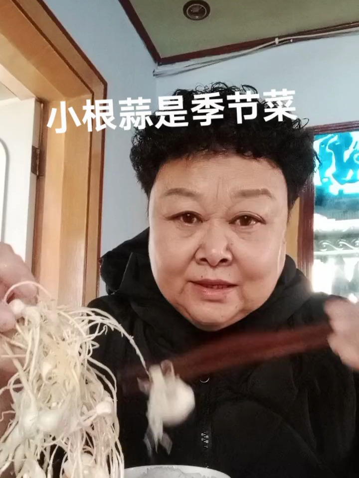 小根蒜拌咸菜包馅炒鸡蛋都好吃