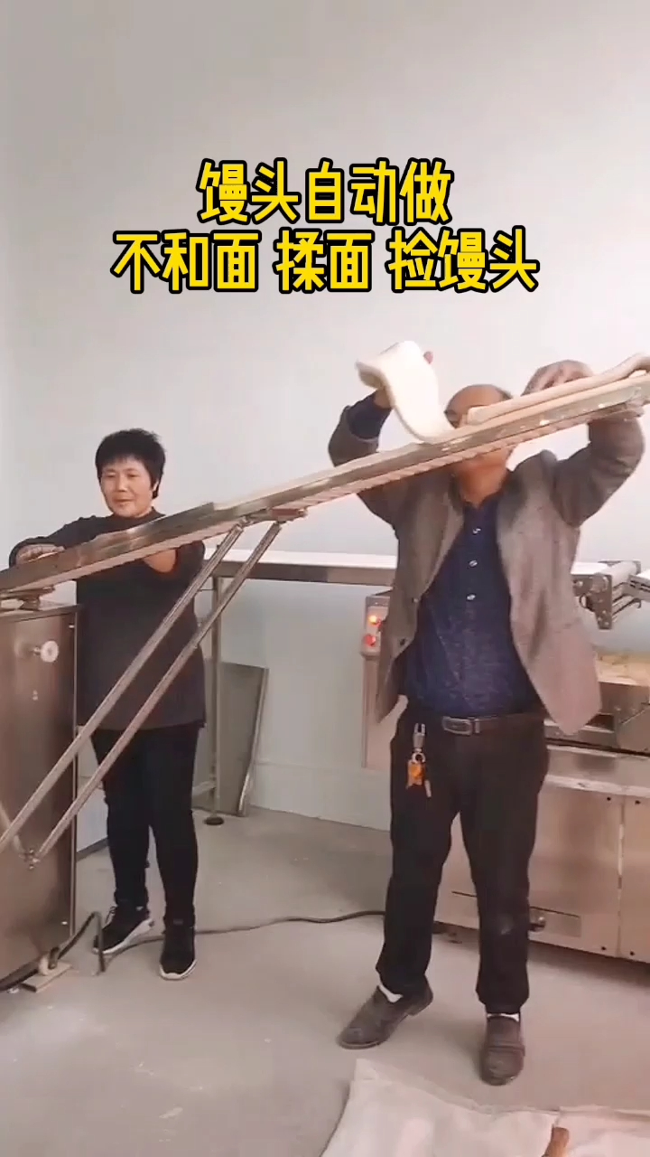 2人在家做馒头,一天自动做20000多个馒头的蒸馒头机器多少钱