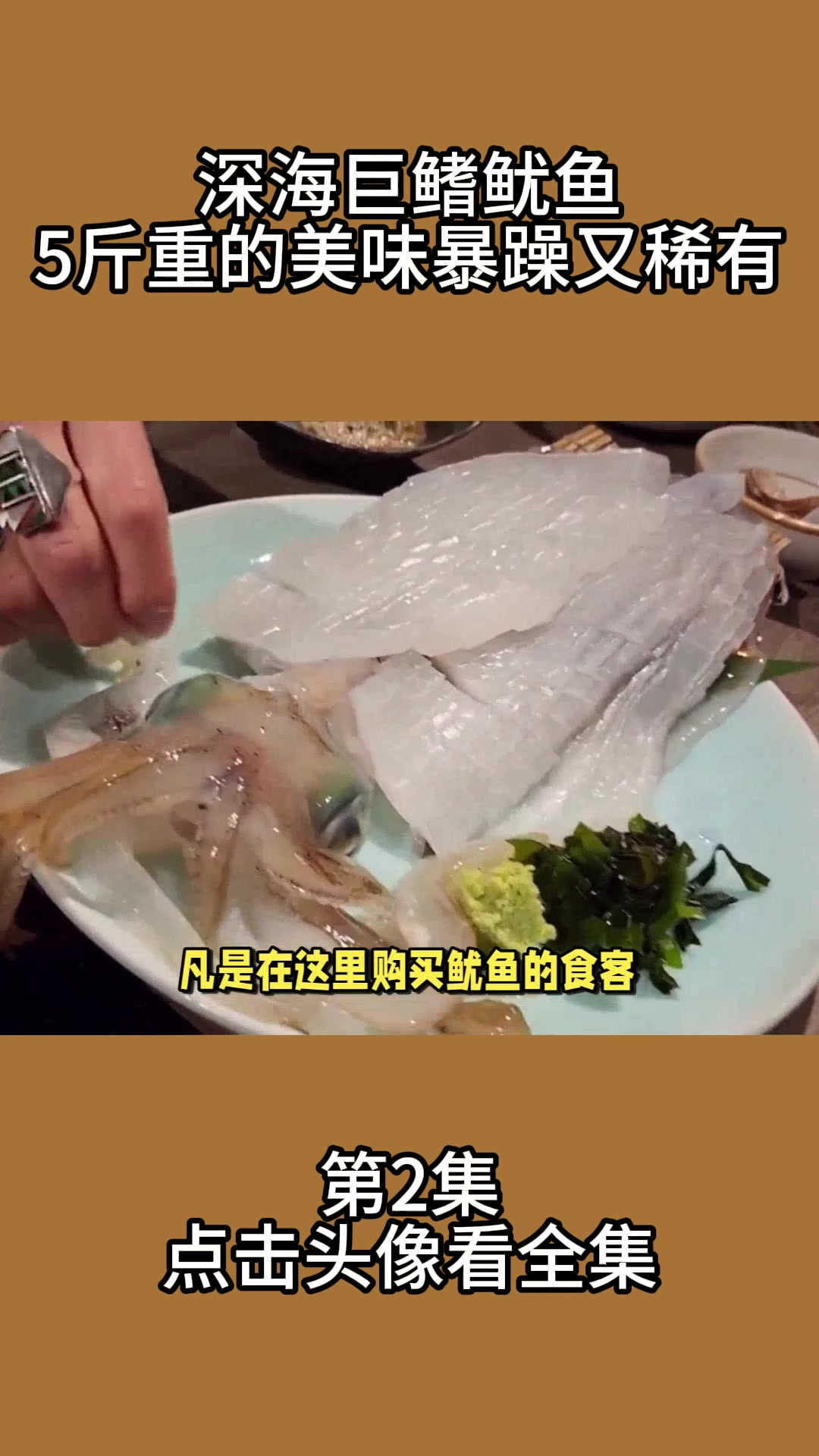 深海巨鳍鱿鱼,5斤重的美味暴躁又稀有2