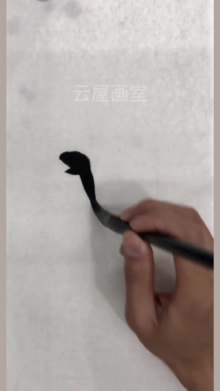 国画水墨画:好好生活,慢慢相遇