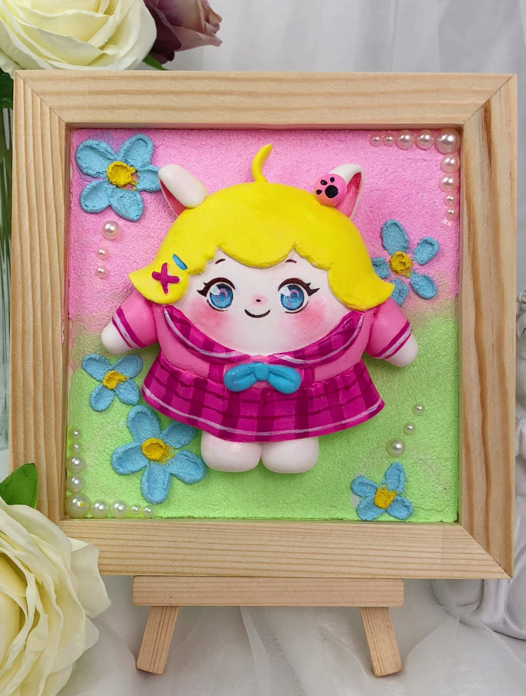 蛋仔鸡块妹手工画,妹妹说不够可爱重画!