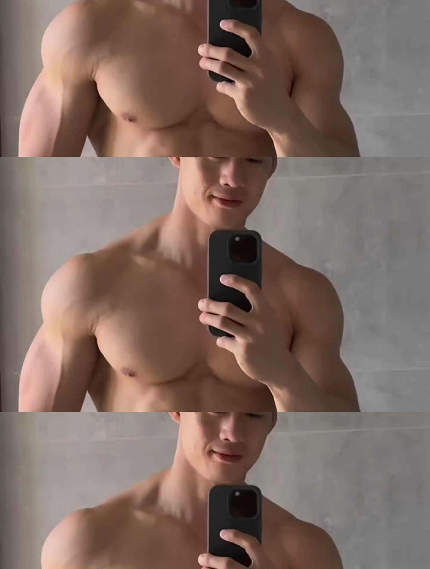 黑皮肌肉男的八块腹肌,感觉真硬