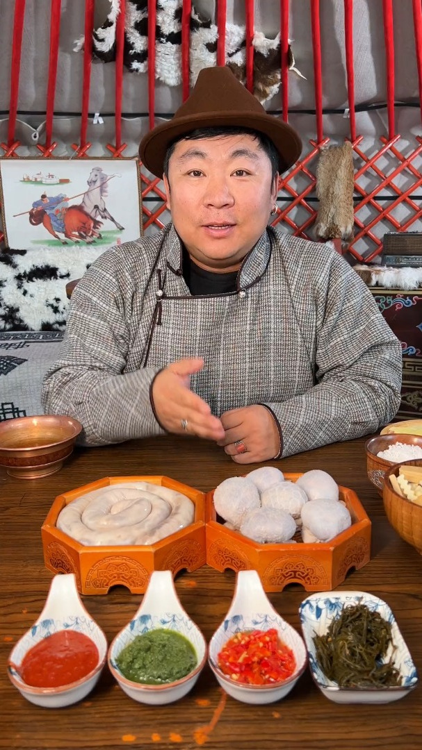 内蒙美好推荐官 草原美食 肚包肉羊肉肠